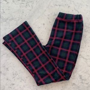 Urban outfitters flare plaid cotton pants